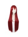 100 cm Long Steins;Gate 0 Kurisu Makise Anime Crimson Straight Cosplay Wigs