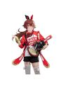 Game Genshin Impact Amber Pizza Hut Cosplay Costume2