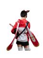 Game Genshin Impact Amber Pizza Hut Cosplay Costume3