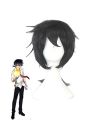 Short Black Anime Cosplay Man Wigs