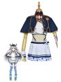 Akashic Records Of Bastard Magic Instructor Sistine Fibel Blue Girl Dress Anime Cosplay Costumes