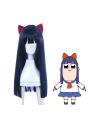 Anime POP TEAM EPIC Pipimi Cosplay Wigs Blue Straight Long
