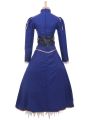 Fate Stay Saber Night Rin Deep Blue Dress Cosplay Costume Customized