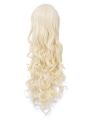 75cm Long Beige Kirisame Marisa Touhou Project Curly Cosplay Wigs