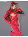 EVA Asuka Langley Combat Suit Cosplay Costume