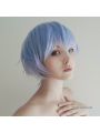 EVA Ayanami Rei Short Light Blue Cosplay Wigs