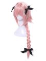 Fate Apocrypha Astolfo Pink Long Braid Cosplay Wigs 