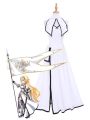Fate/Grand Order Fate Go White Ruler Jeanne d'Arc Long Dress Game Cosplay Costumes