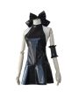 Fate/stay night Hollow Saber Black Dress Anime Cosplay Costumes