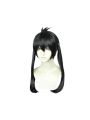 Fire Force Kotatsu Tamaki  Black Long Dual horsetail Cosplay Wigs