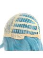 Game Genshin Impact Eula Blue Mixed White Cosplay Wigs
