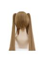 Game Girls Frontline UMP45UMP9 Brown Ponytail Linen Curls Cosplay Wigs