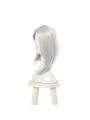 Game OW Ashe Silver White Medium Straight Cosplay Wigs