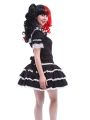 Women Girls Lolita Dresses Black Sweet Skirts Costumes