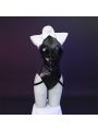 General Black Bunny Girl Leather Cosplay Costume StyleD