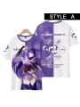 Genshin Impact Baal Raiden Shogun T-shirt Cosplay Costume