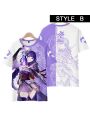Genshin Impact Baal Raiden Shogun T-shirt Cosplay Costume