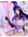 Genshin Impact Baal Raiden Shogun Fanart Bunny Girl Cosplay Costume