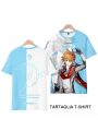 Genshin Impact Tartaglia T-shirt Cosplay Costume