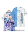 Genshin Impact Kokomi T-shirt Cosplay Costume
