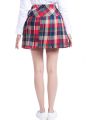 Girls Ladies Uniform Dress Plaid Pleated Mini Skirt GC41A-M-3