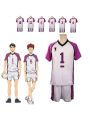 Haikyū!! Karasuno High School vs Shiratorizawa Academy Semi Eita Number 3 Volleyball Sportswear Cosplay Costumes