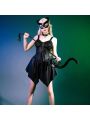 Halloween Cat Girl Dress Black Cosplay Costume