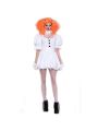 Halloween Ghost Doll Clown Dress Cosplay Costume