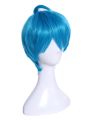 Inside Out Joy Light Blue Anime Short Cosplay Wigs