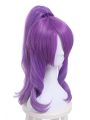 LOL Janna Magical Girl Purple Long Synthetic Cosplay Wigs with Ponytails