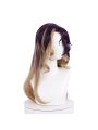 LOL Coven Skins Ahri Purple Mixed Brown Long Cosplay Wigs