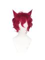 League Of Legends LOL Heartsteel Sett Wine Red Curly Cosplay Wigs