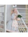 Lolita Dress OP Cute Bowknot Daily 2 Colors Cosplay Costume