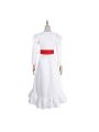 Movie Annabelle Horror Lady White Dress Halloween Cosplay Costume