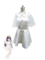 New Game!! Takimoto Hifumi White Dress Cosplay Costumes