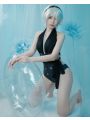 NieR automata Re in carnation 2B Fanart Swimsuit One Piece Cosplay Costume
