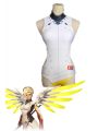 Mercy Yellow Swiming Suit Video Game Cosplay Costumes