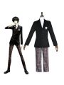 Persona 5 Joker Black Uniform Suit Game Cosplay Costumes