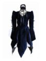 Rozen Maiden Suigintou Lolita Dark Blue Dress Cosplay Costumes 