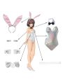 Saenai Heroine no Sodatekata Megumi Kato Sliver Bunny Girl Jumpsuit Cosplay Costume