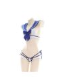 Sailor Style Bowknot Underwear Suit Cosplay Costume