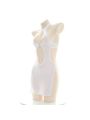 Sexy Translucent White Cutout Loving Cosplay Costume