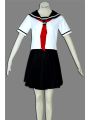 White shirt and black skirt