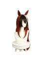 Uma Musume Pretty Derby Symboli Rudolf Brown Mixed Color Cosplay Wigs With Ears