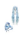 VOCALOID Hatsune Miku Light Blue Supper Long Curly Cosplay Wigs 