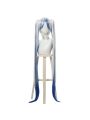 Vocaloid Hatsune Miku Snow 2018 White Blue Mixed Color Cosplay Wigs