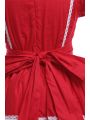 Woman Girls Red Lolita Dresses Sweet Cosplay Costumes14