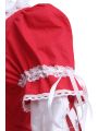 Woman Girls Red Lolita Dresses Sweet Cosplay Costumes9