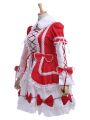 Woman Girls Red Lolita Dresses Sweet Cosplay Costumes5