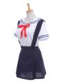 Women Girls Sailor Navy Style Skirts Cosplay Dresses Csotumes2